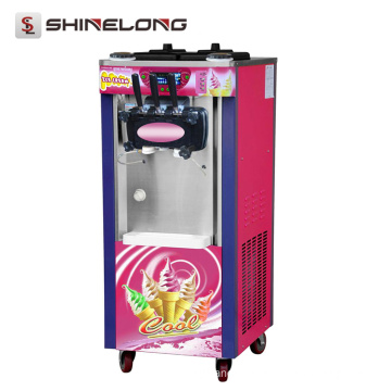 High Quality Soft Serve 3 Flavor Used vending soft ice cream machine